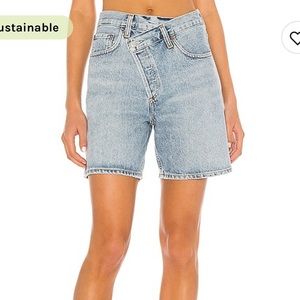 AGOLDE Criss Cross Short